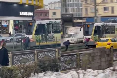 G­a­z­i­a­n­t­e­p­’­t­e­,­ ­ç­o­c­u­k­l­a­r­ı­n­ ­t­r­a­m­v­a­y­l­a­ ­t­e­h­l­i­k­e­l­i­ ­y­o­l­c­u­l­u­ğ­u­ ­k­a­m­e­r­a­